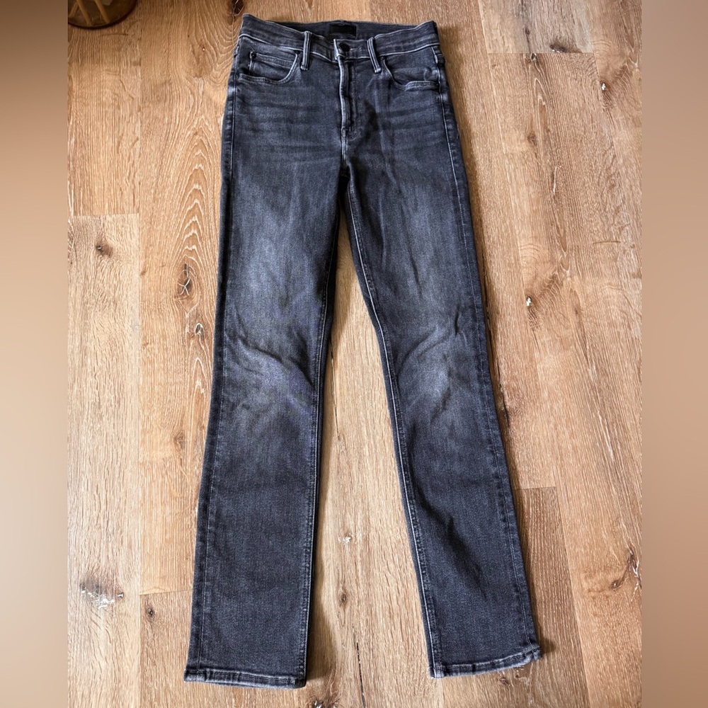 Mother‎ Gray The Midrise Dazzler Ankle The Night Is Watching Jeans Size 24
